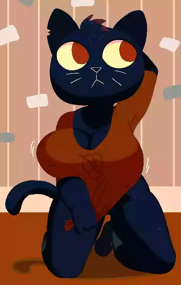 Большие сиськи,Furry,night in the woods,