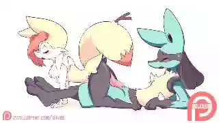 Большая жопа,Большие сиськи,Члены,Furry,Gif,pokemon,