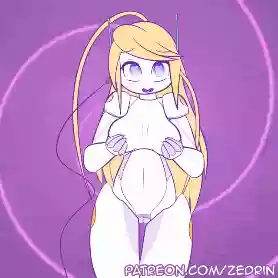 Большие сиськи,Большая жопа,Gif,cave story,curly_brace,animated,zedrin,